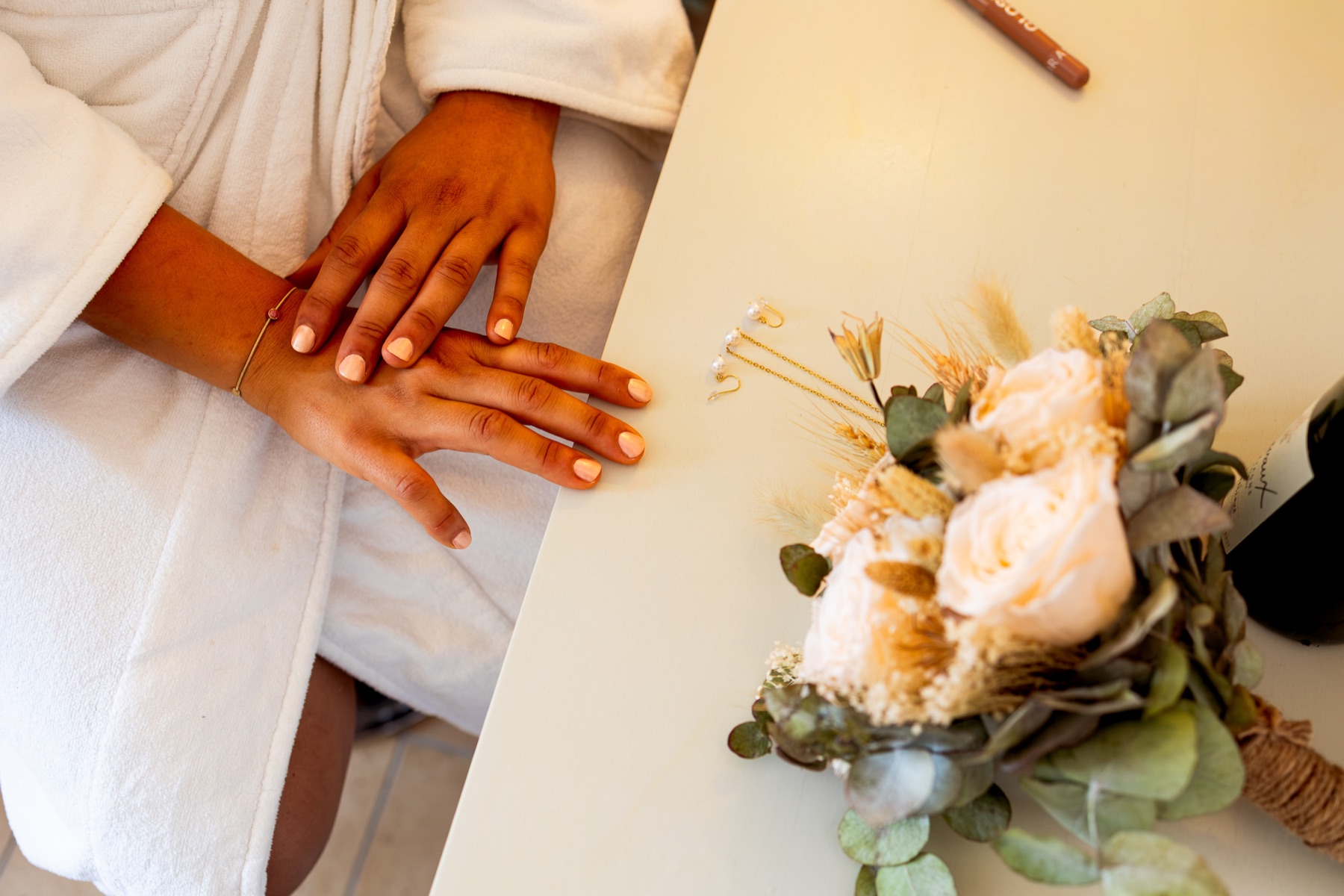 Instant de mariage capturé sur le vif
