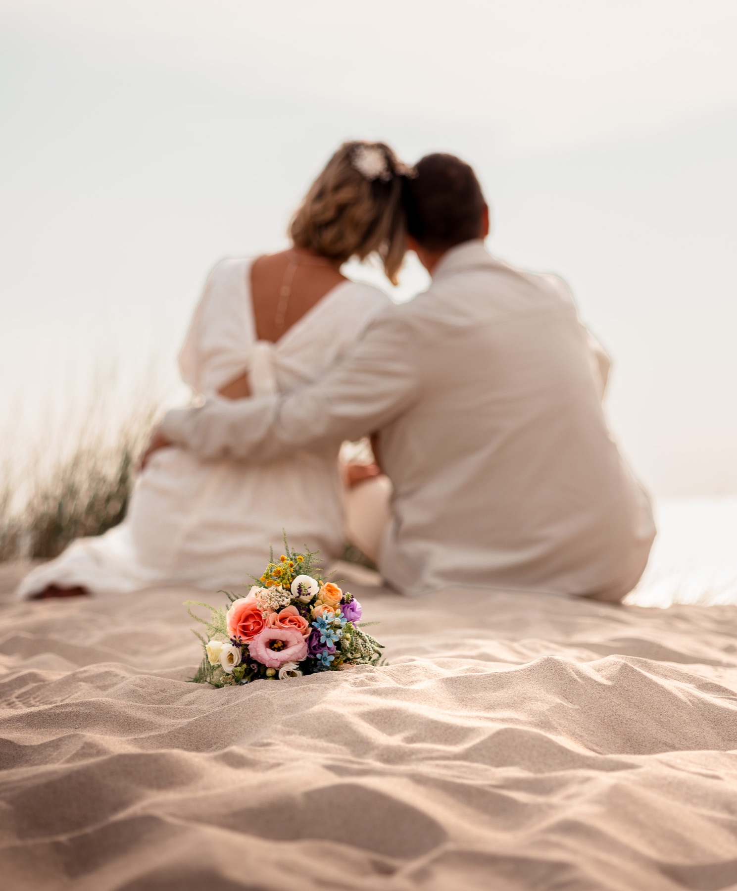 Photographie d’un couple le jour de son mariage