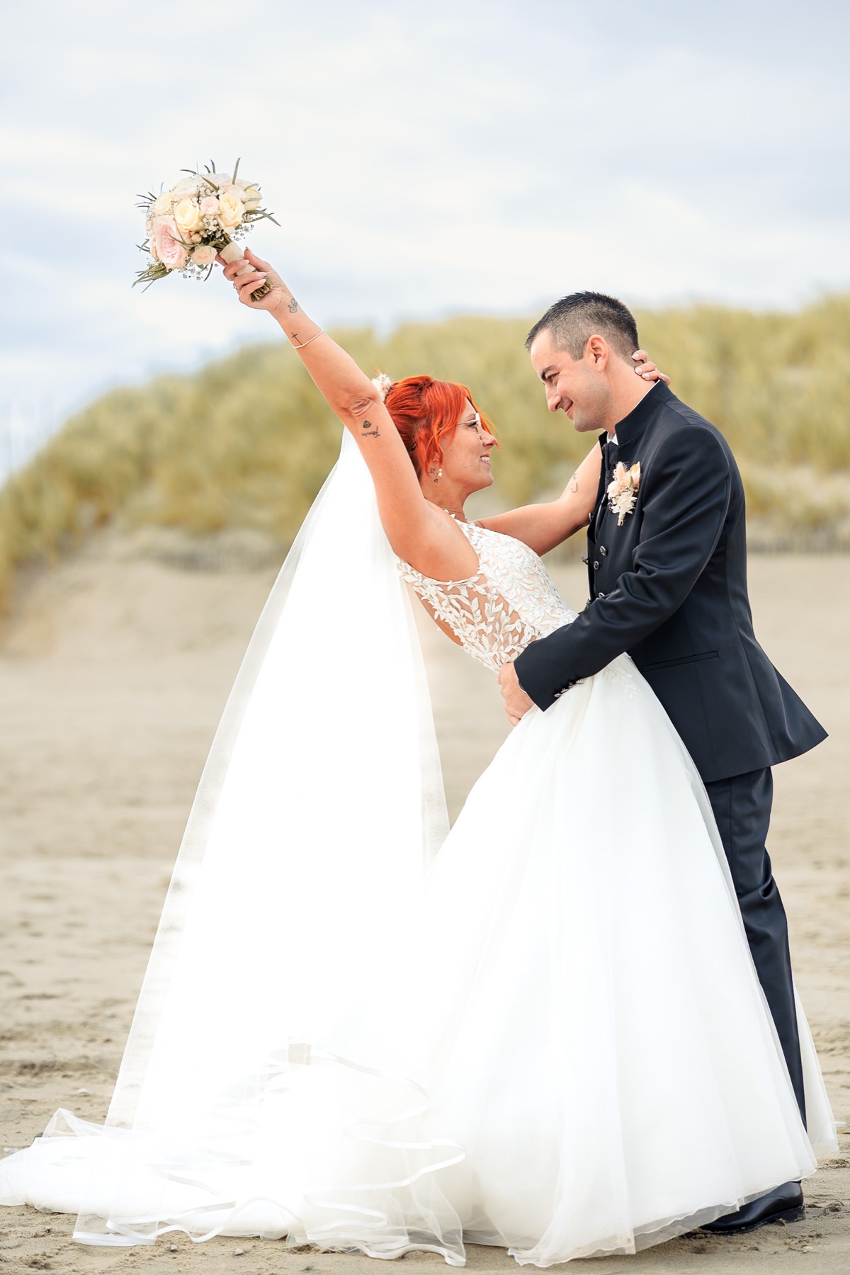 Moment de mariage photographié avec élégance